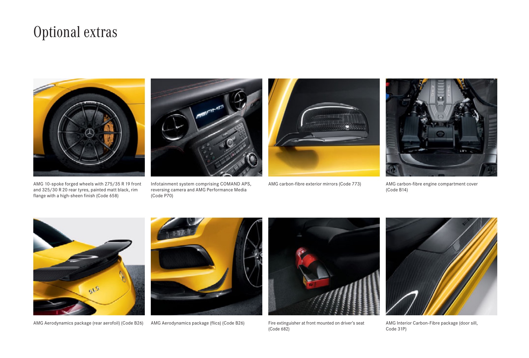 2014 Mercedes-Benz SLS Class Brochure Page 4